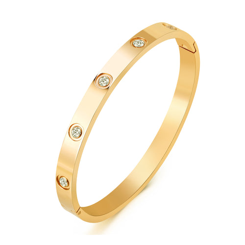 MVCOLEDY 18 K Gold Bangle