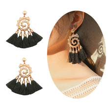 Load image into Gallery viewer, Tassels Handmade Sunshine Dangle Earrings