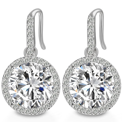 Dangle Earrings With Crystal Cubic Zirconia Drop Earrings Fashion Jewelry for Women