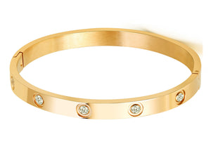 MVCOLEDY 18 K Gold Bangle