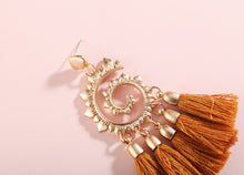 Load image into Gallery viewer, Tassels Dangle Handmade Sunshine Earrings